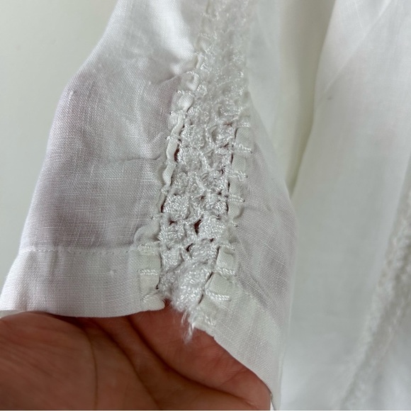 Sigrid Olsen Signature 100% Linen Tunic blouse size: L - Picture 5 of 11